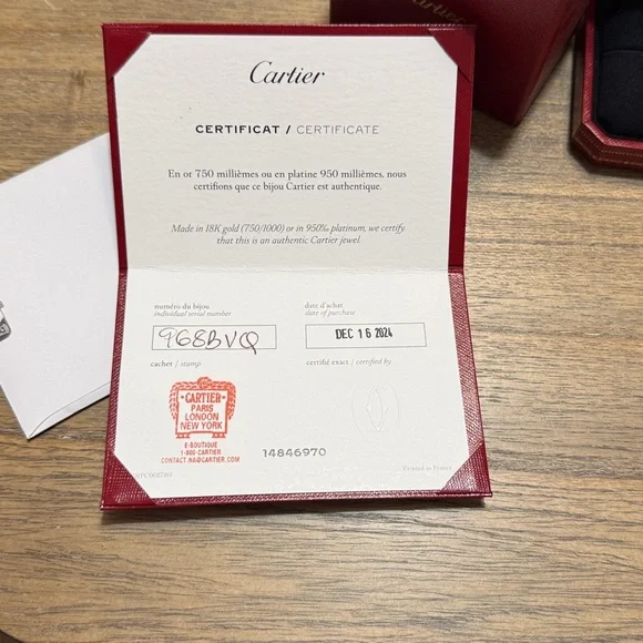 Cartier Love wedding band yellow gold size 55 - Picture 3 of 9